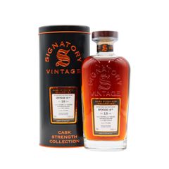 Undisclosed Speyside (M) Signatory Vintage Cask Strength Collection Sin 2005 18 Year Old