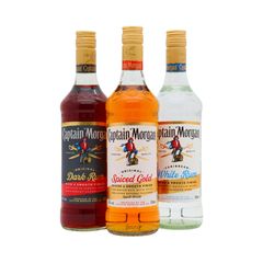 Captain Morgan Dark & White & Spiced Rum