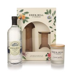 Eden Mill Gin Gift Set with Candle Gin