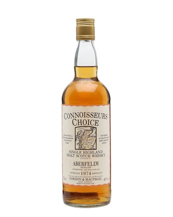 Aberfeldy 1974 Map Label Connoisseurs Choice Gordon & Macphail