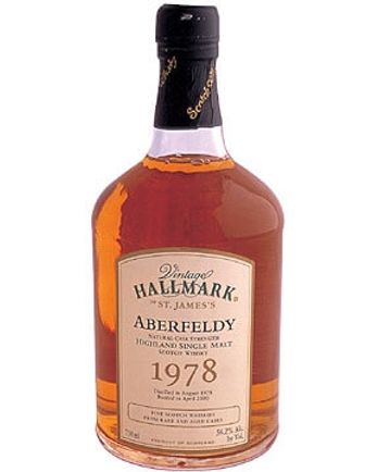 Aberfeldy 1978 22 Year Old Vintage Hallmark