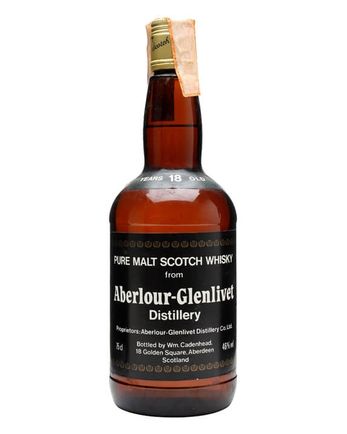 Aberlour Glenlivet 18 Year Old Bottled 1980s Cadenhead's