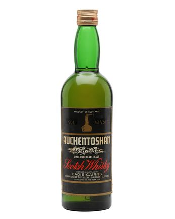 Auchentoshan All Malt Black Label Bottled 1970s