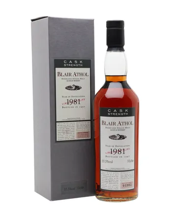 Blair Athol 1981 Bottled 1997 Flora & Fauna