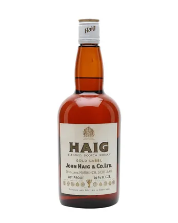 Haig Gold Label Bottled 1970's