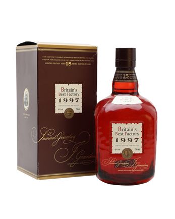 Old Parr 15 Year Old Britain's Best Factory 1997