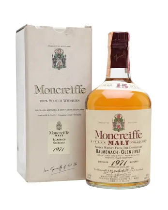 Balmenach Glenlivet 1971 15 Year Old Moncrieffe Independent Bottling