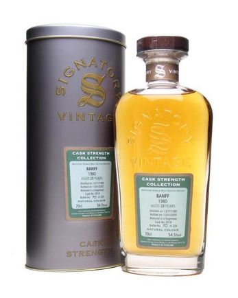 Banff 1980 28 Year Old Signatory Cask Strength Collection