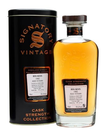 Ben Nevis 1992 19 Year Old Cask #2305 Signatory