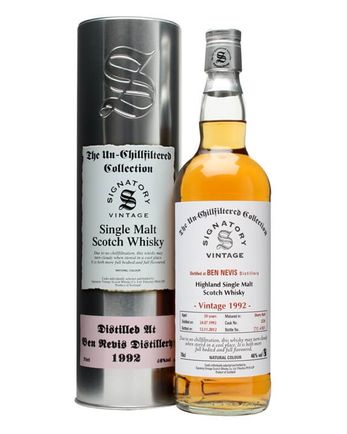 Ben Nevis 1992 20 Year Old Sherry Butt #2524 Signatory Un-chillfiltered Collection