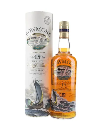 Bowmore Mariner 15 Year Old Screen Printed Label