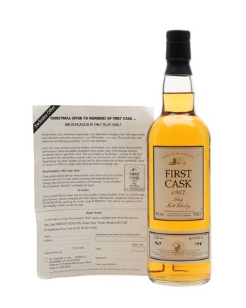 Bruichladdich 1967 32 Year Old Cask #967 First Cask