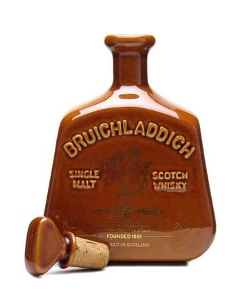 Bruichladdich 15 Year Old Brown Ceramic Decanter