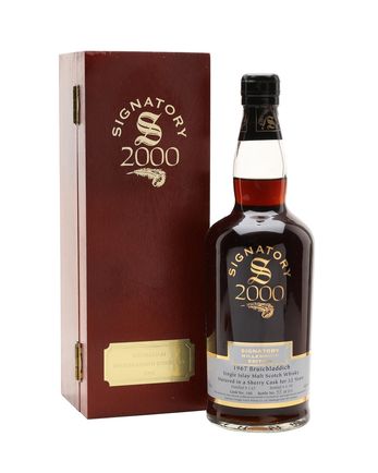 Bruichladdich 1967 32 Year Old Sherry Cask Signatory Wooden Box