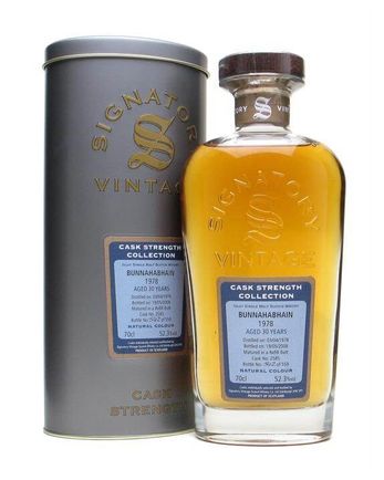 Bunnahabhain 1978 30 Year Old Cask #2585 Signatory Cask Strength Collection