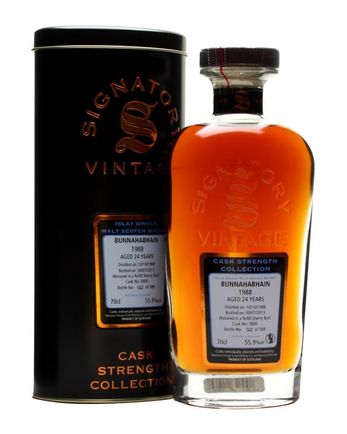 Bunnahabhain 1988 24 Year Old Sherry Cask Signatory Cask Strength Collection
