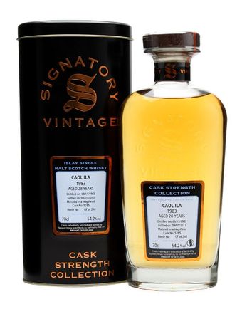 Caol Ila 1983 28 Year Old Cask #5285 Signatory Cask Strength Collection