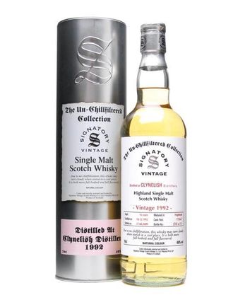 Clynelish 1992 16 Year Old Unchillfiltered Signatory Un-Chillfiltered Collection