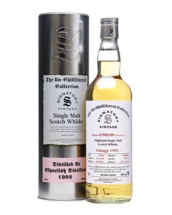 Clynelish 1992 18 Year Old Un Chillfiltered Signatory