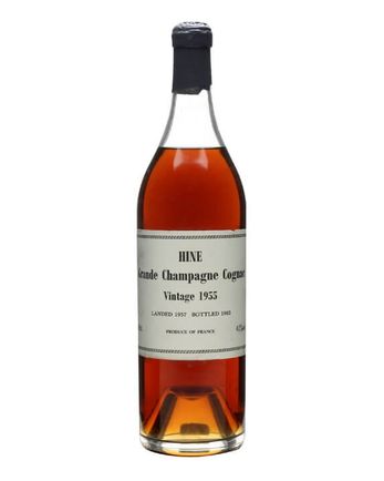 Hine 1955 Cognac Landed 1957 Bottled 1982