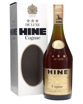 Hine 3 Star De Luxe Cognac Bottled 1980s