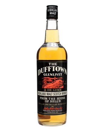 Dufftown 8 Year Old Black Red Label Bottled 1970s
