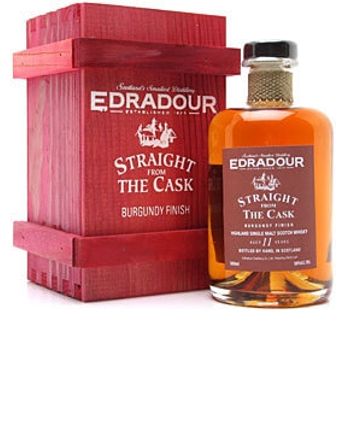 Edradour 10 Year Old Burgundy Finish