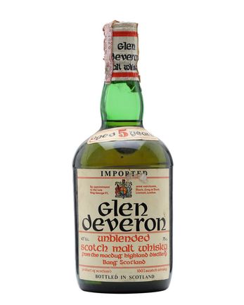 Glen Deveron 5 Year Old Bottled 1960s