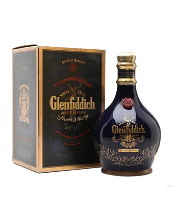 Glenfiddich 18 Year Old Ancient Reserve Blue Spode