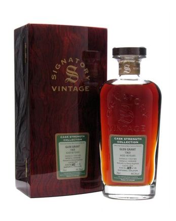 Glen Grant 1969 40 Year Old Sherry Cask #2016 Signatory Cask Strength Collection