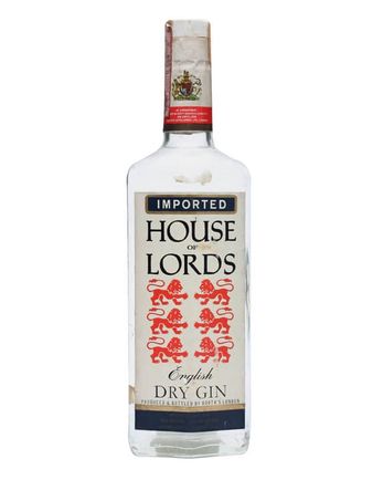House of Lords Gin Booth's Bottled 1980s