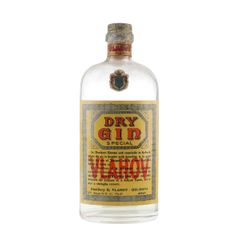 Vlahov Dry Gin / Bottled 1950s
