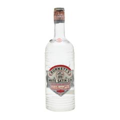 Burnett's White Satin Gin / Bottled 1950s / Spring Cap