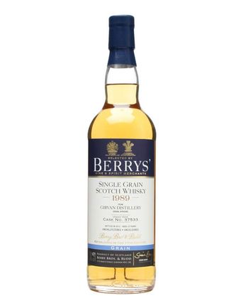 Girvan 1989 22 Year Old Cask #37533 Berry Bros & Rudd