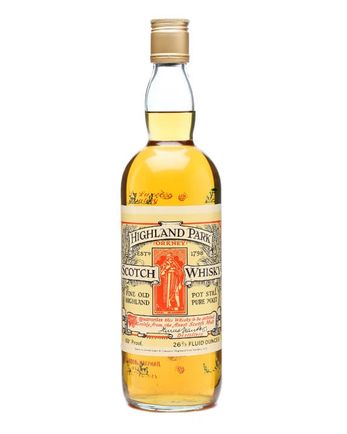 Highland Park 100 Proof Bottled 1970s Stencilled Gordon & Macphail