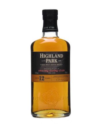 Highland Park 12 Year Old Orkney Rugby Club
