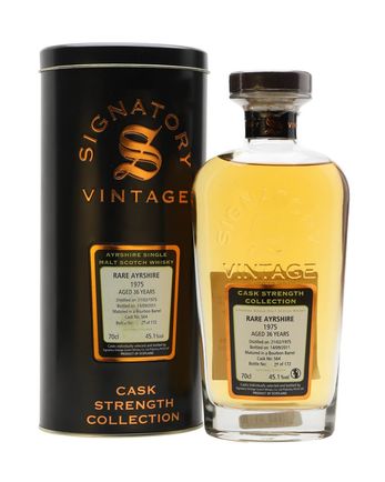 Rare Ayrshire Laydburn 1975 36 Year Old Cask #564 Signatory
