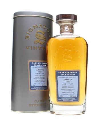 Laphroaig 1990 17 Year Old Bourbon Cask Signatory
