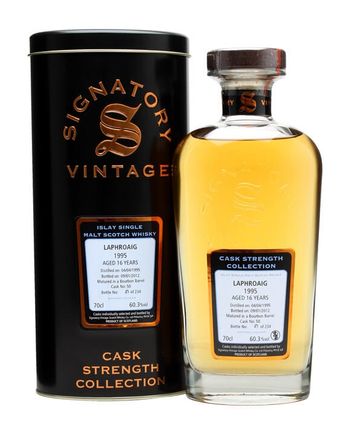 Laphroaig 1995 16 Year Old Cask #50 Signatory Cask Strength Collection