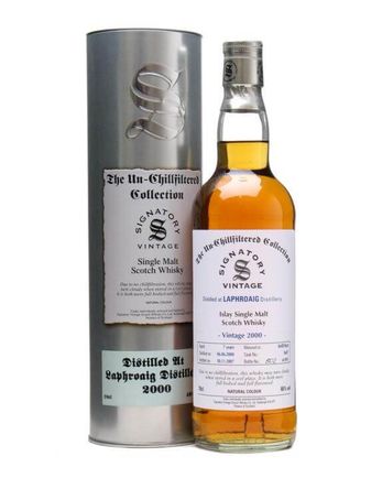 Laphroaig 2000 7 Year Old Un Chillfiltered Bottled 2007 Signatory Un-Chillfiltered Collection