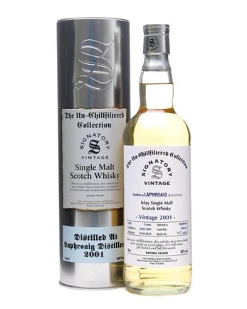 Laphroaig 2001 9 Year Old Unchillfiltered Signatory Un-Chillfiltered Collection