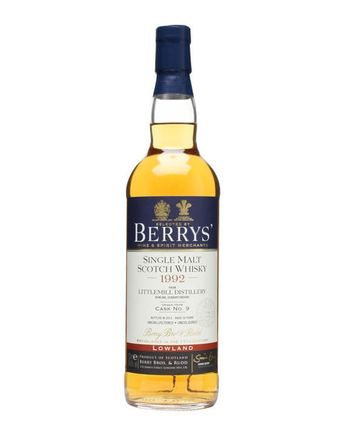Littlemill 1992 20 Year Old Cask #9 Berry Bros & Rudd