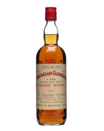 Macallan Glenlivet 1937 Sherry Cask Bottled 1960s Gordon & Macphail