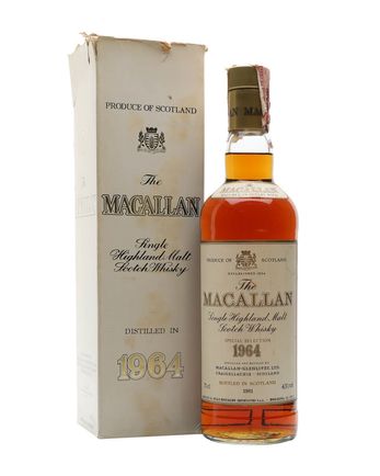 Macallan 1964 Vintage Label