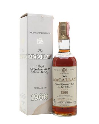 Macallan 1966 18 Year Old Vintage Label