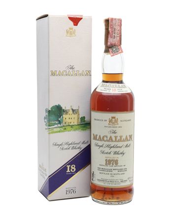 Macallan 1976 18 Year Old Vintage Label