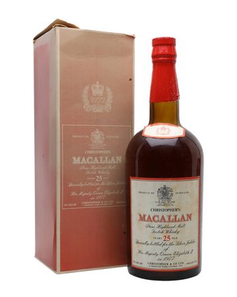 Macallan 25 Year Old Silver Jubilee Large Bottle