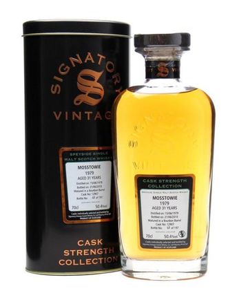 Mosstowie 1979 31 Year Old Bourbon Barrel #12907 Signatory Cask Strength Collection