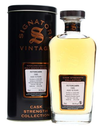Fettercairn 1995 16 Year Old Casks #405+6 Signatory Cask Strength Collection