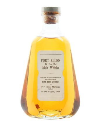 Port Ellen 12 Year Old Queen's Visit to Distillery in 1980